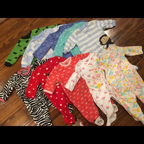 Carter's Other - Bundle of 10 Carter’s Fleece Sleepers